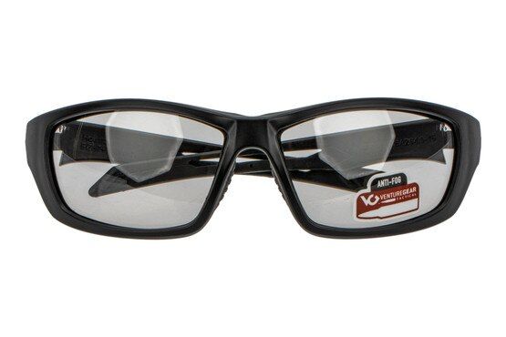 Pyramex Tactical Howitzer eye protection are ballistically rated, 100% UV blocking with clear lens and black frames
